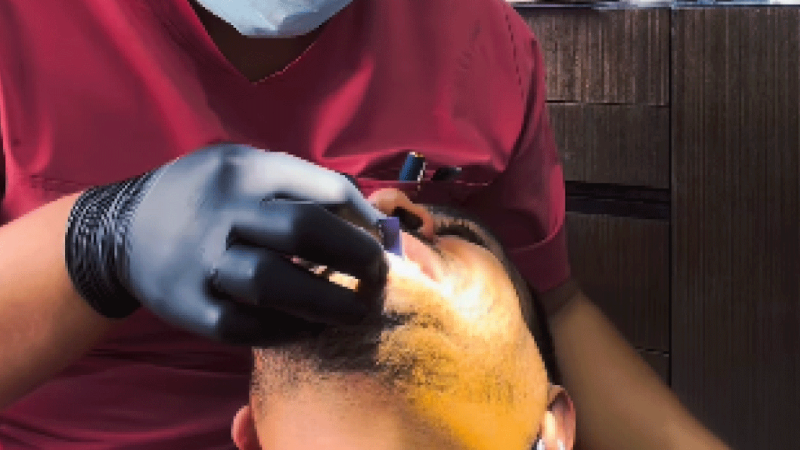 Procedimiento dental de Luis Fernando Peña