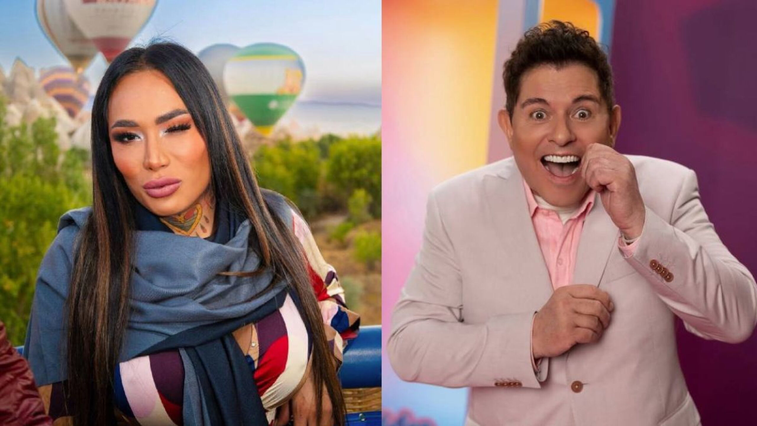 Ernesto Laguardia y Karina Torres como los primeros habitantes del reality