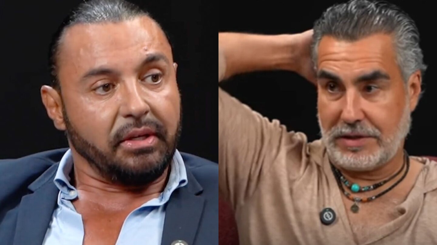 Latin Lover cuestiona a Nayo Escobar risa entrevista