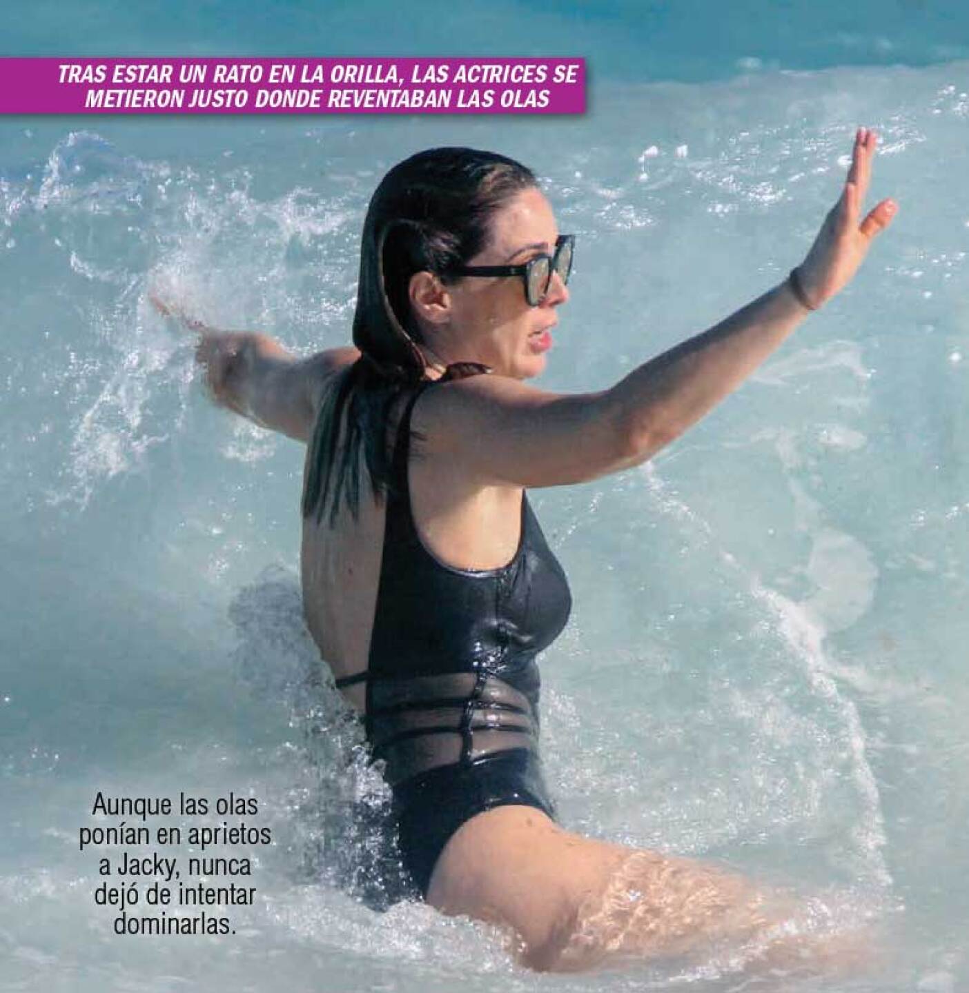 Captamos a Jacky Bracamontes en Tulum presumiendo los resultados de sus cirugías