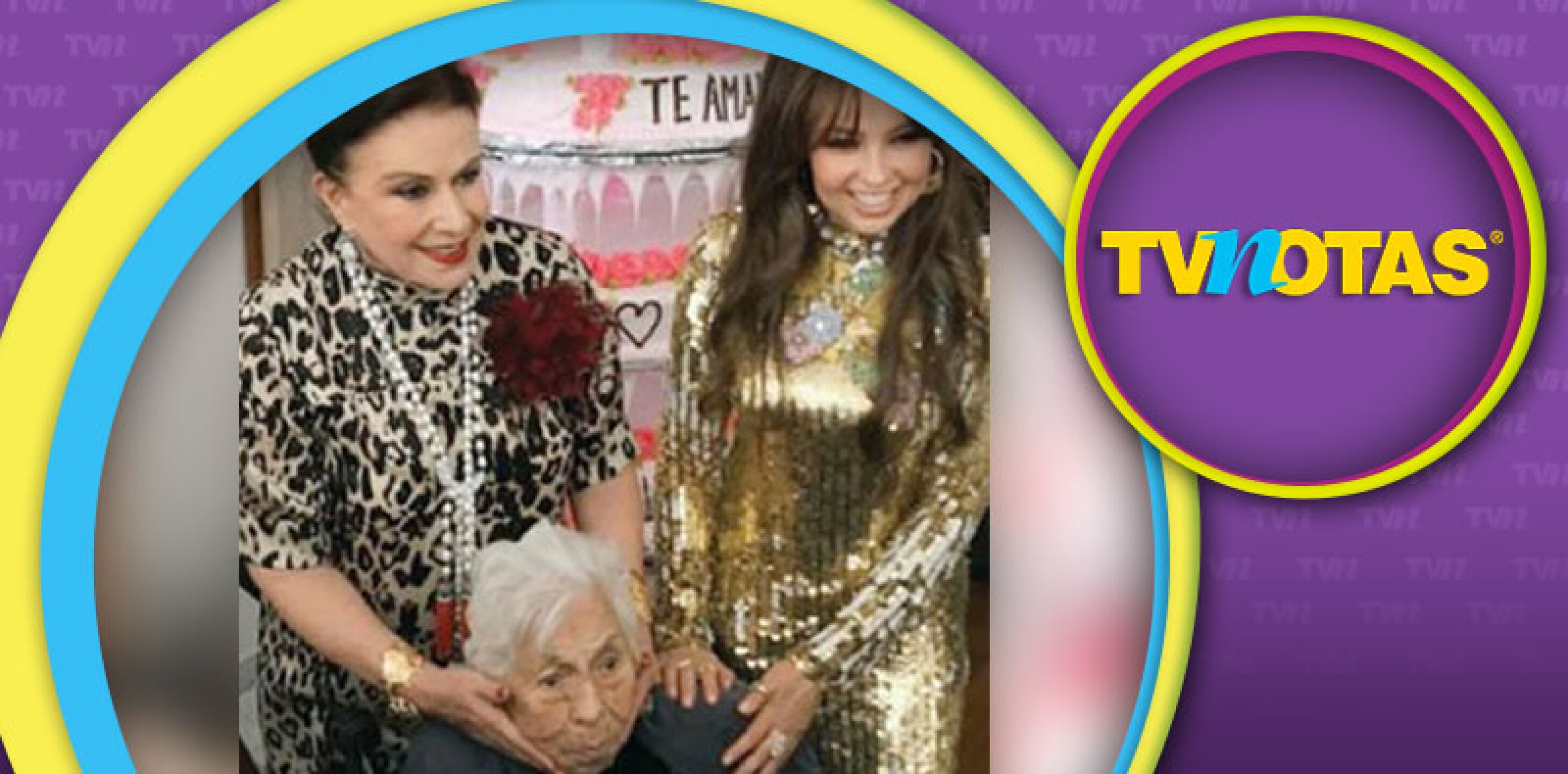La abuelita de Thalía está de fiesta ¡cumple 101 años de edad!