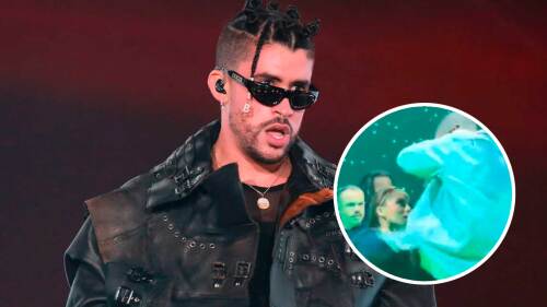 Bad Bunny protagoniza bochornoso accidente con su bailarina en pleno escenario ¡Conejo malo!