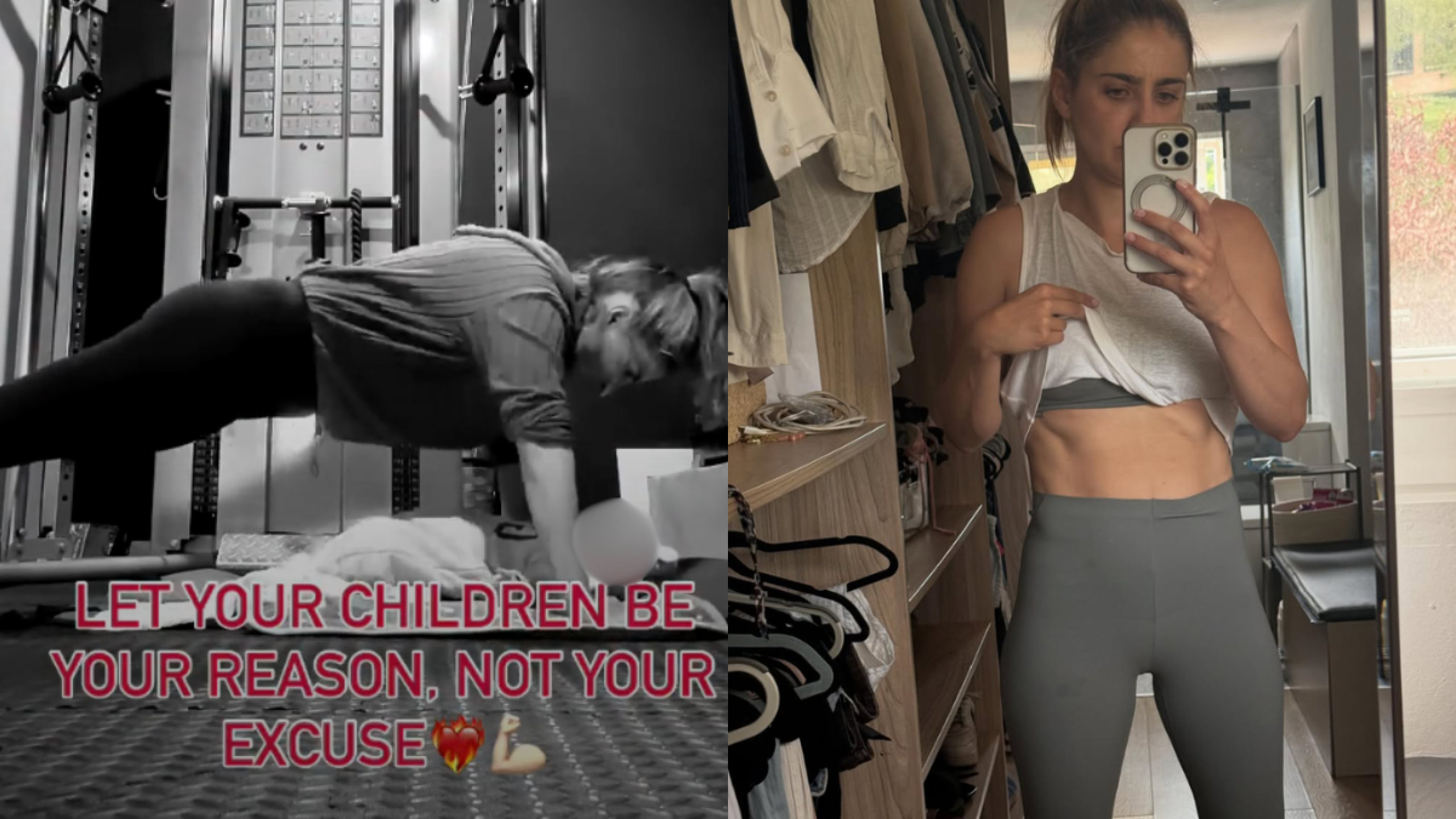 Michelle Renaud y su físico tras dar a luz hace apenas 5 meses