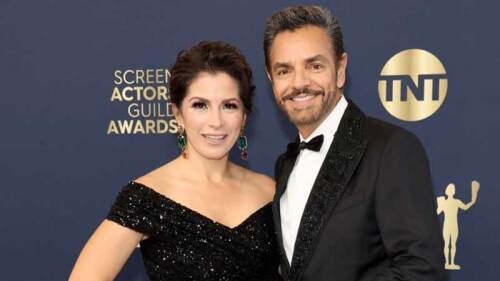 Alessandra Rosaldo presume premio de Eugenio Derbez