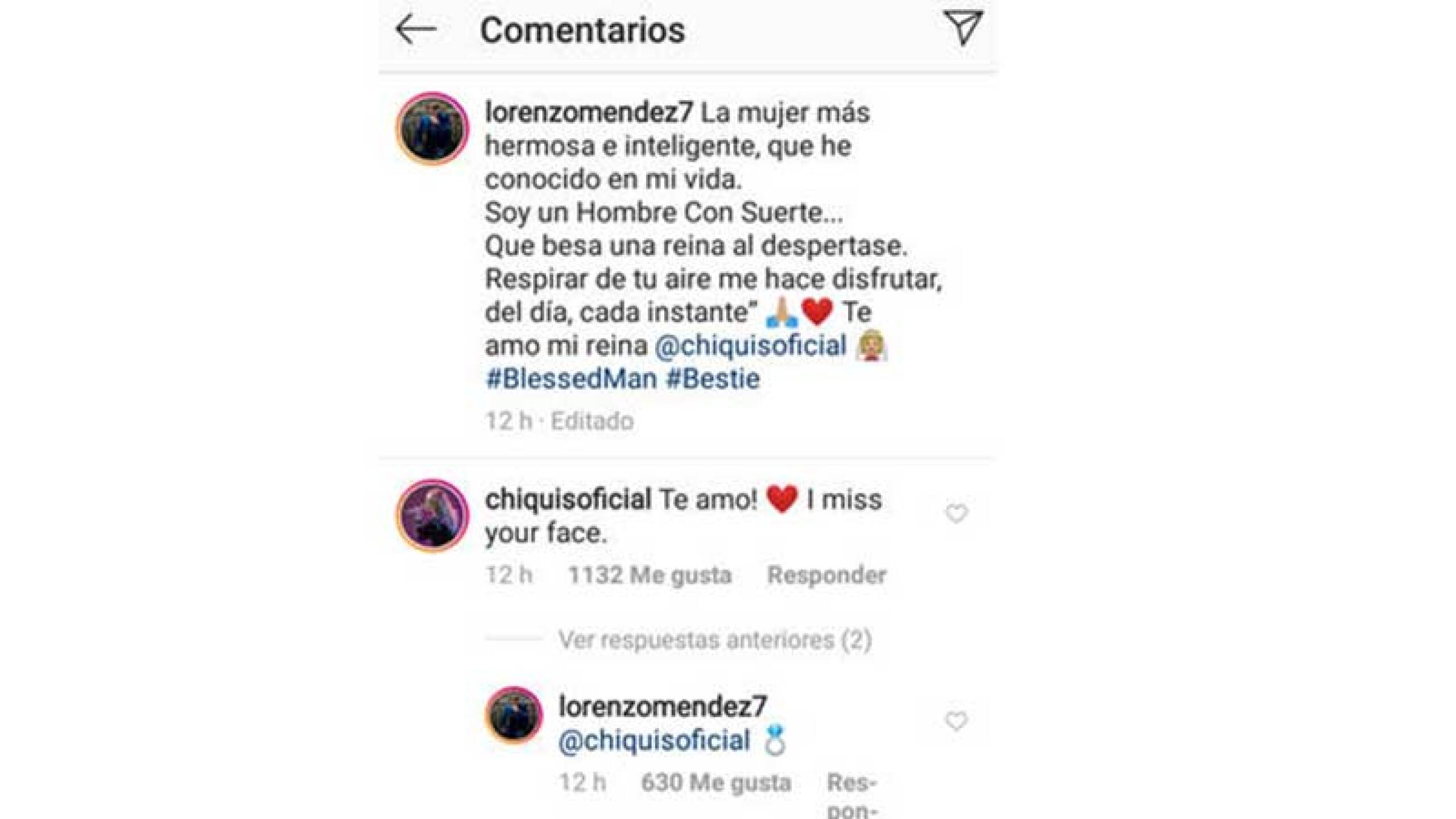 La pareja muestra su amor en redes sociales.
