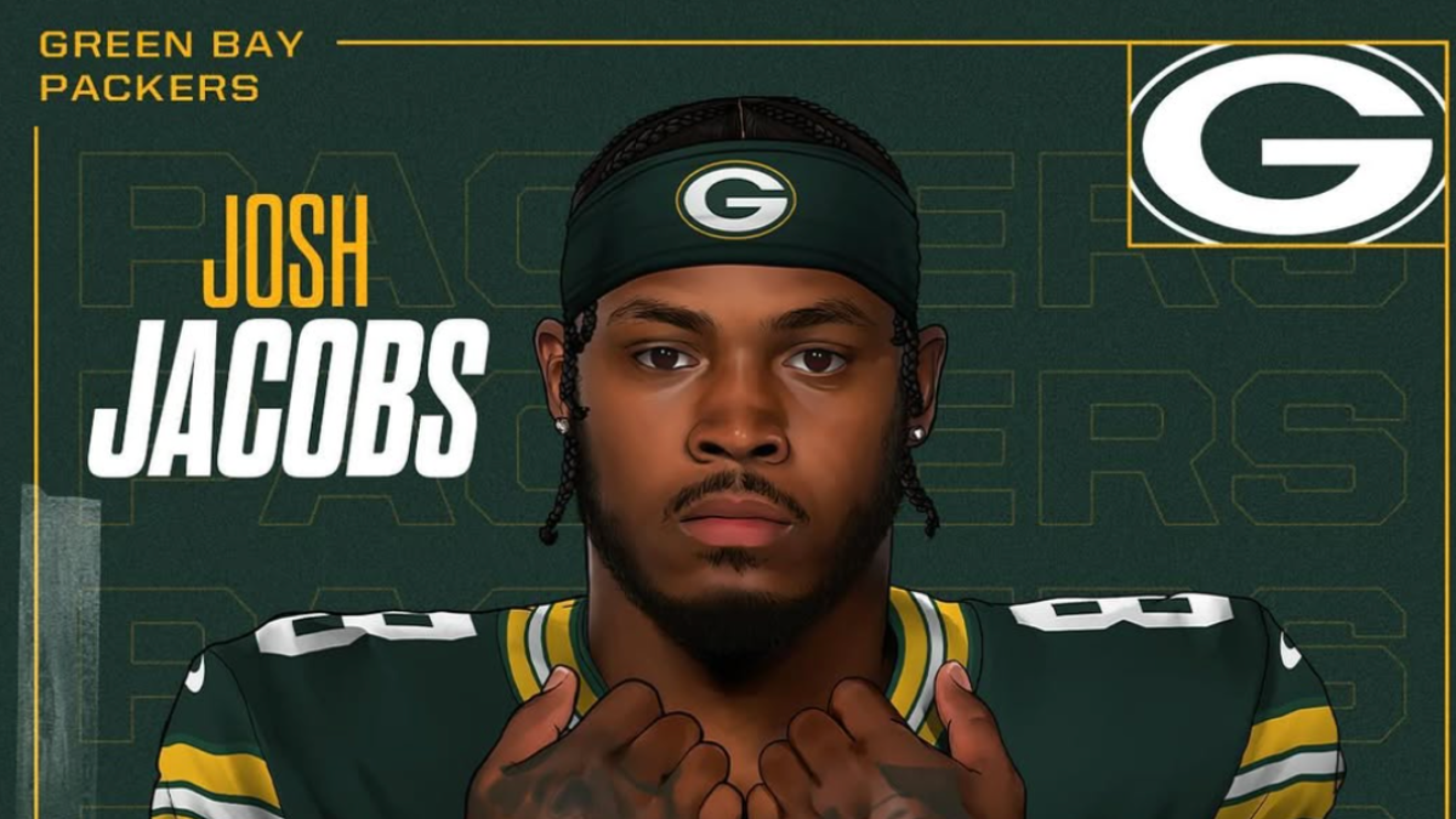 Josh Jacobs, jugador de Los Green Bay Packers