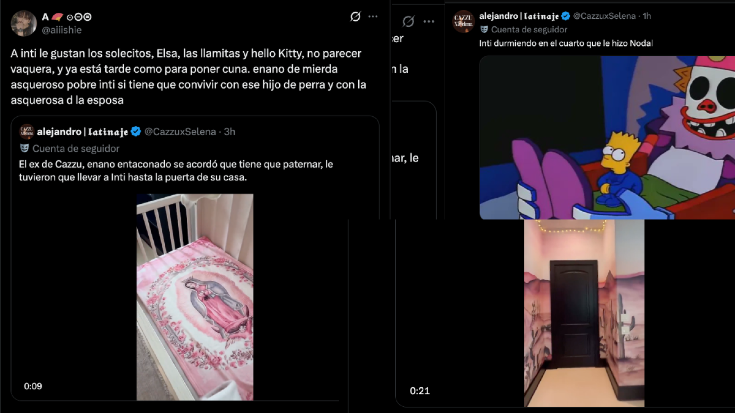 Cuarto de la hija de Nodal