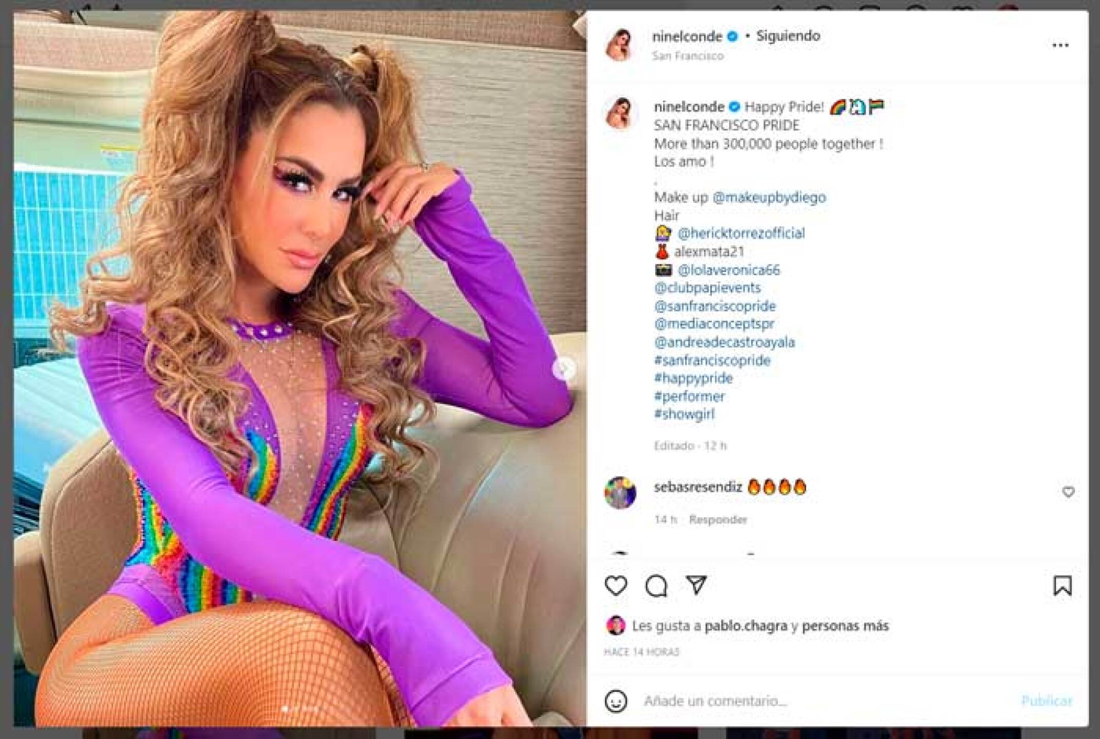 Ninel Conde termina atrapada en el caos por supuesto tiroteo en Festival LGBT+