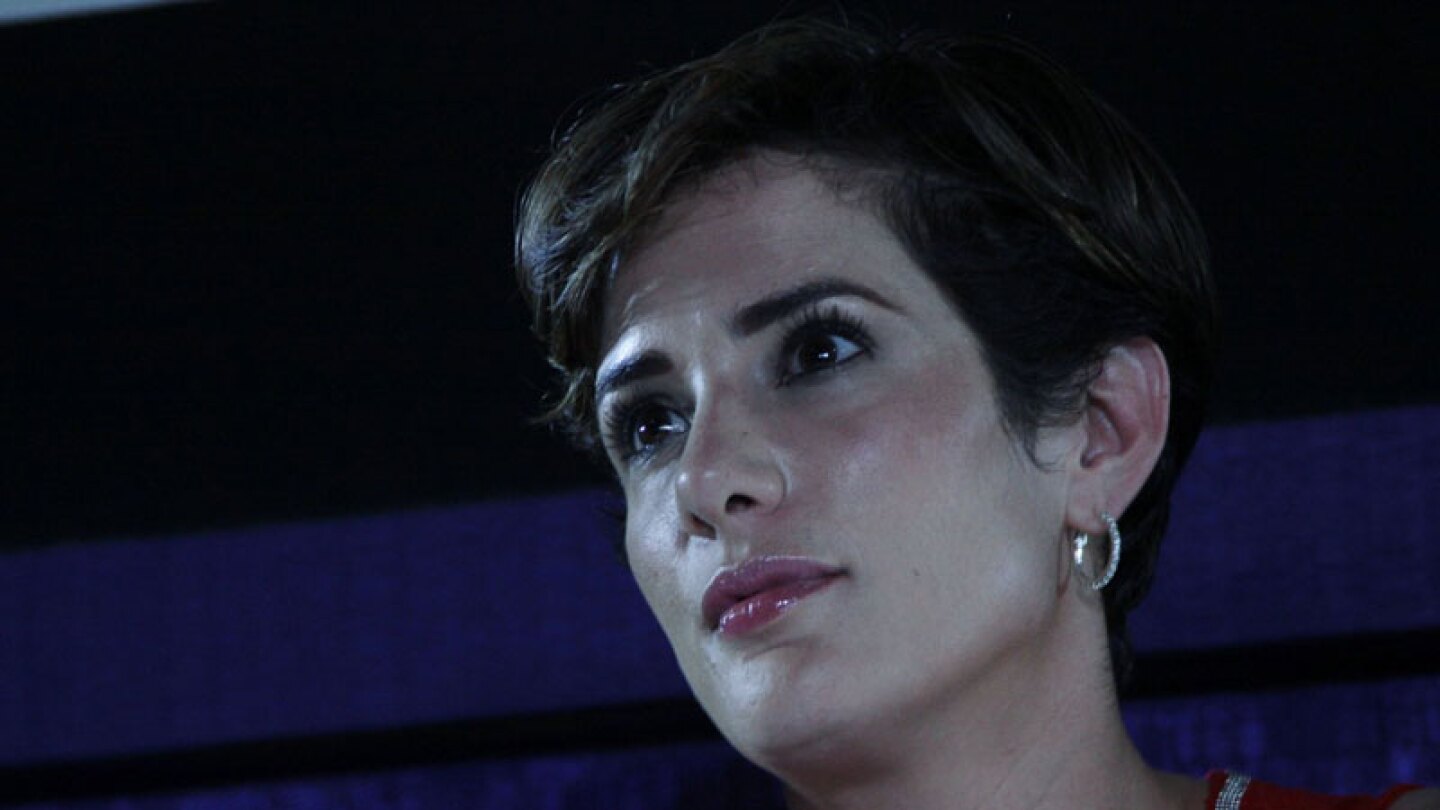 La guapa actriz estuvo como invitada en Ventaneando.