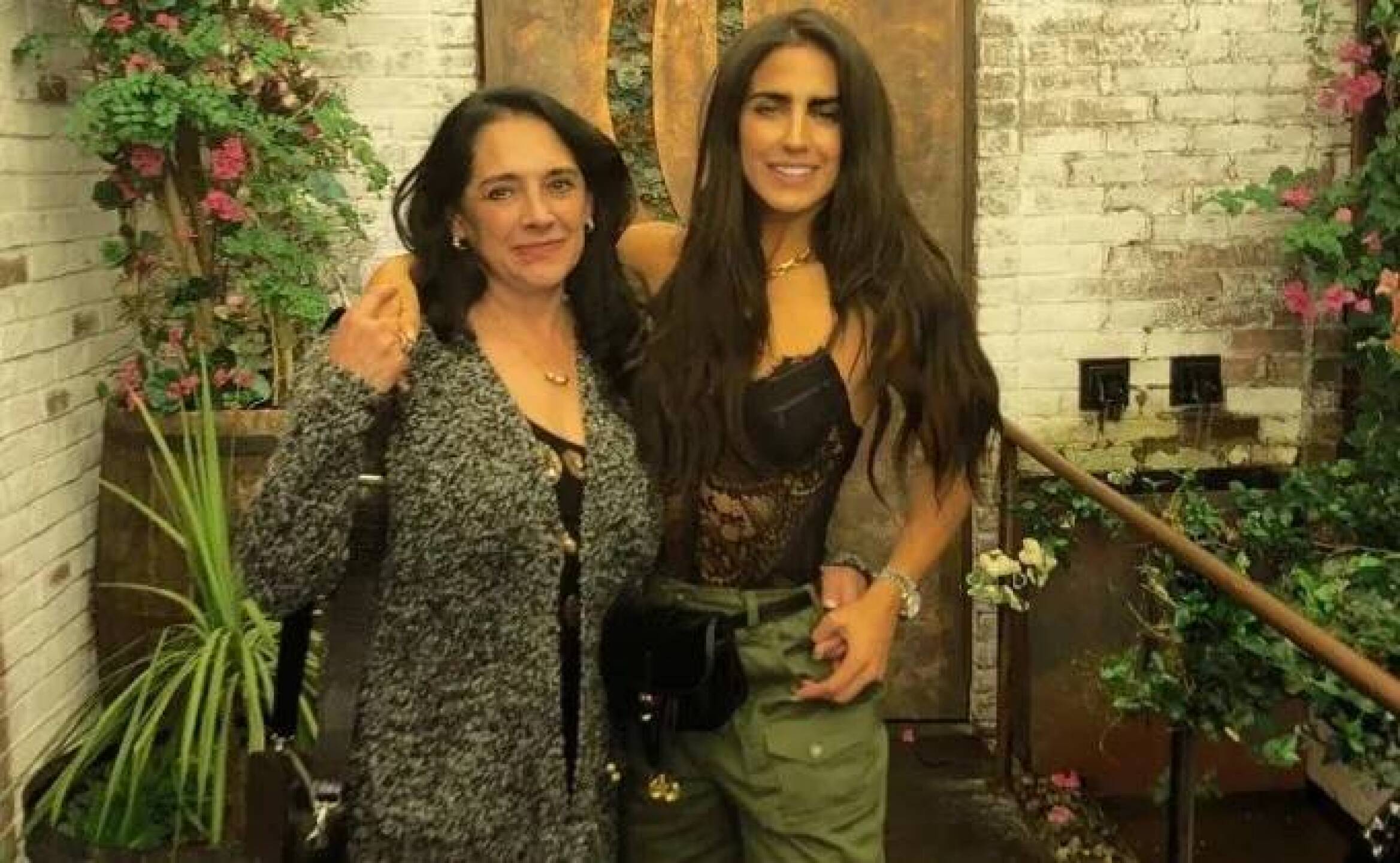 Bárbara de Regil y su mamá