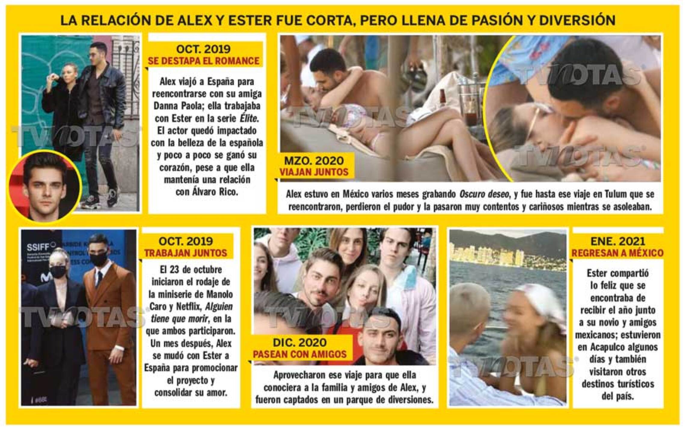 ester expósito se cansó de alex speitzer y lo corrió de su depa