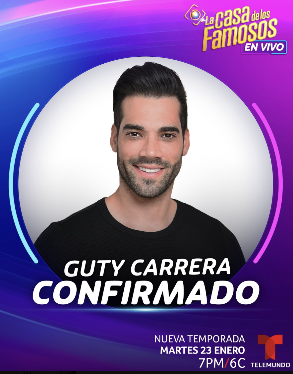 Guty Carrera Ła casa de los famosos