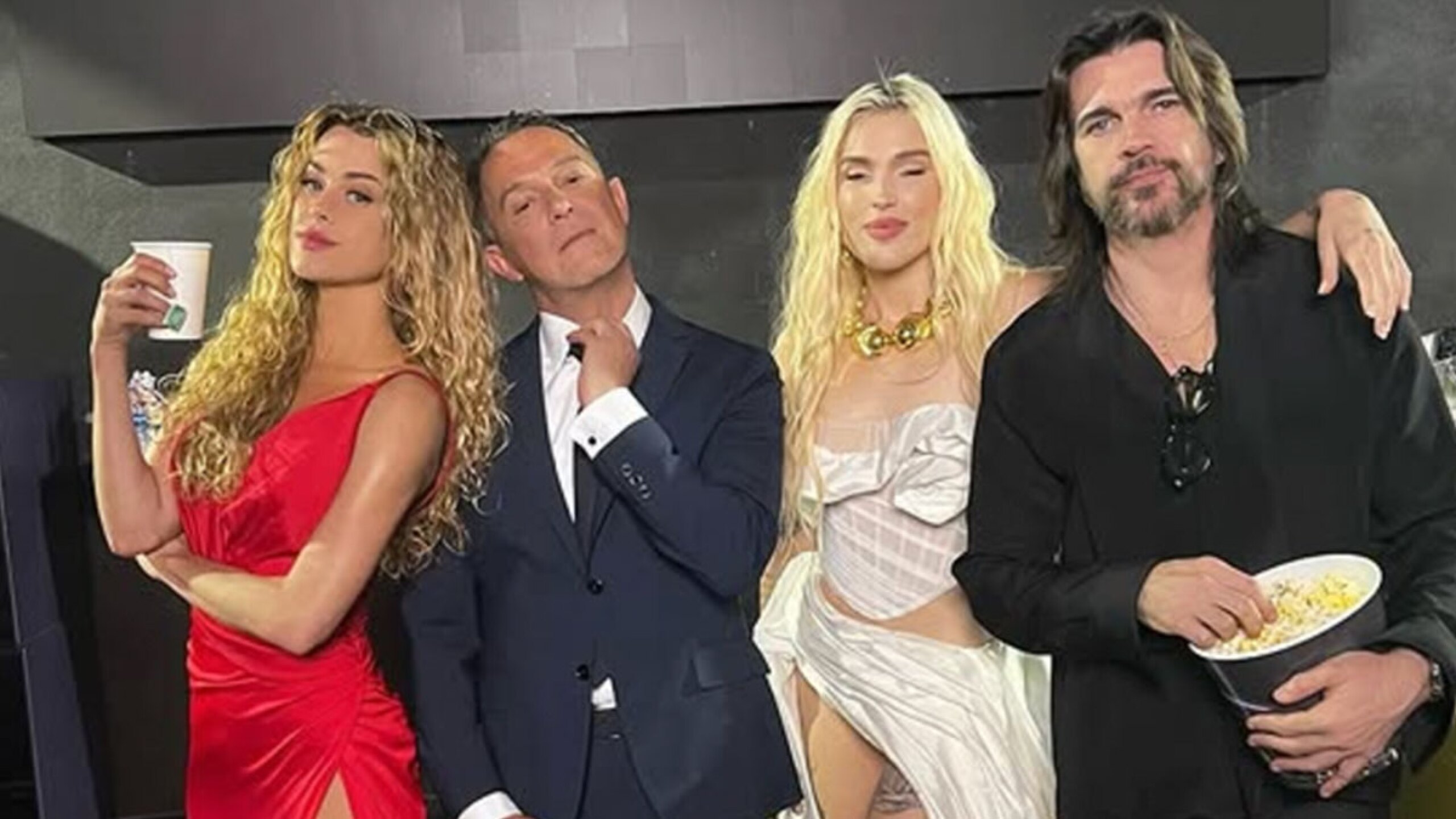 Candela Márquez y Alejandro Sanz