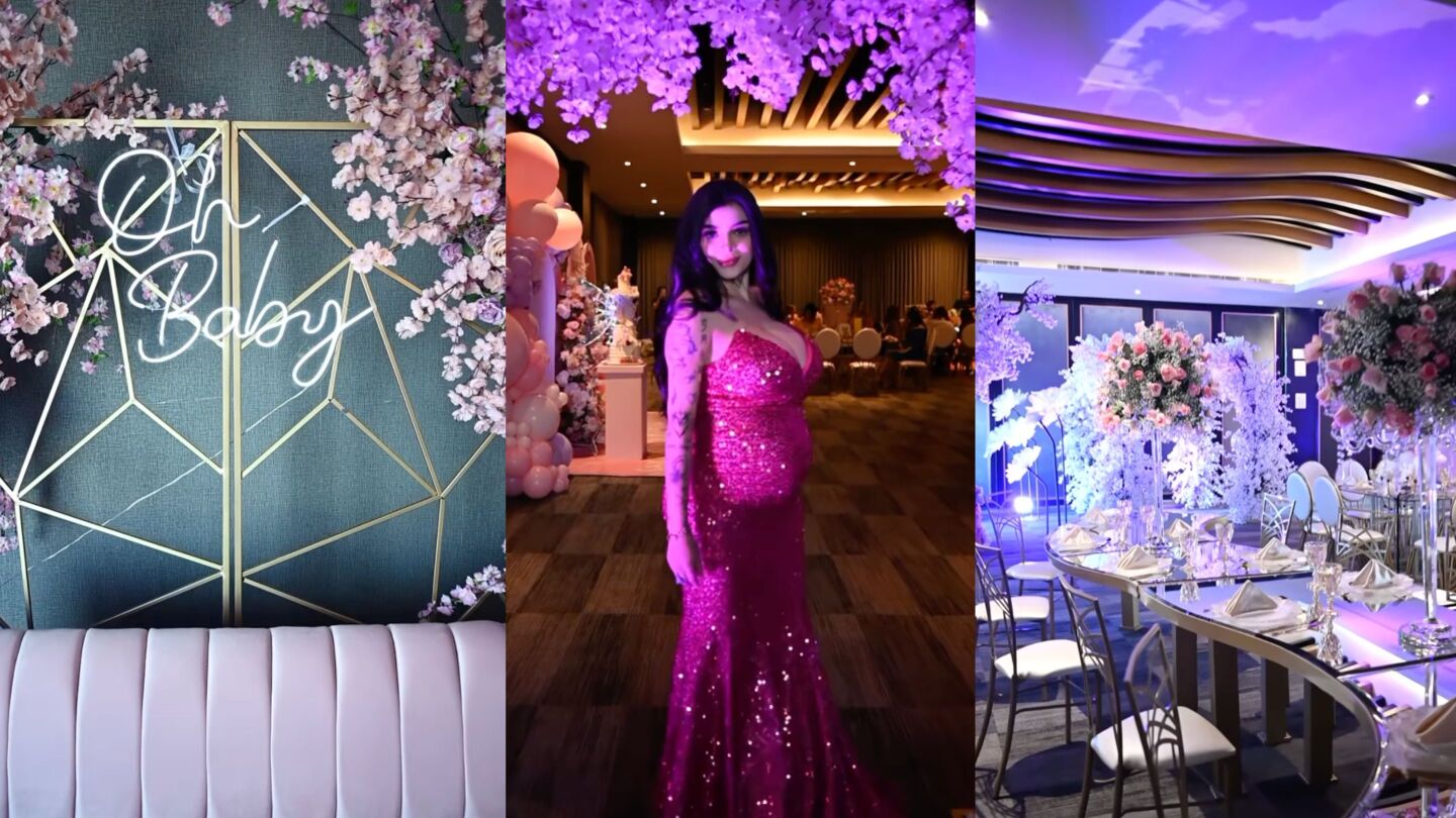 Karely, la influencer, celebra su baby shower ¡así fue el lujoso evento!