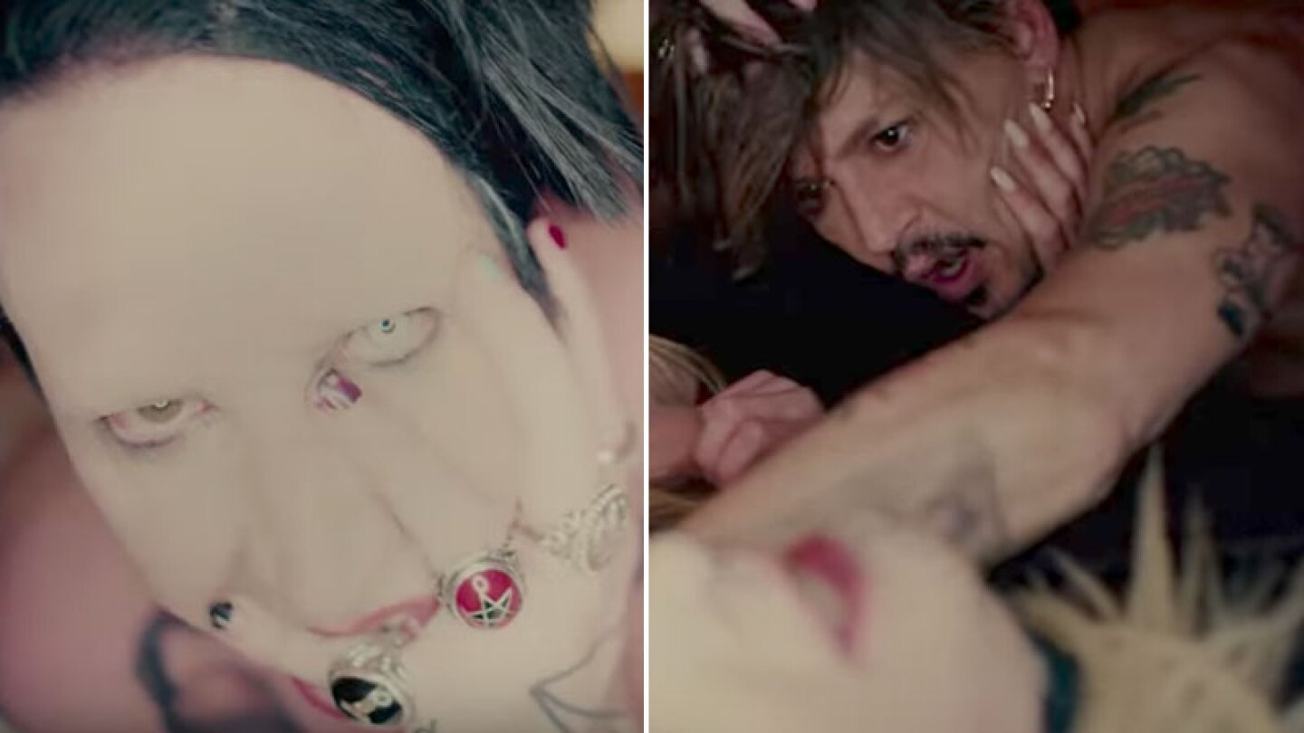 Marilyn Manson y Johnny Depp n
