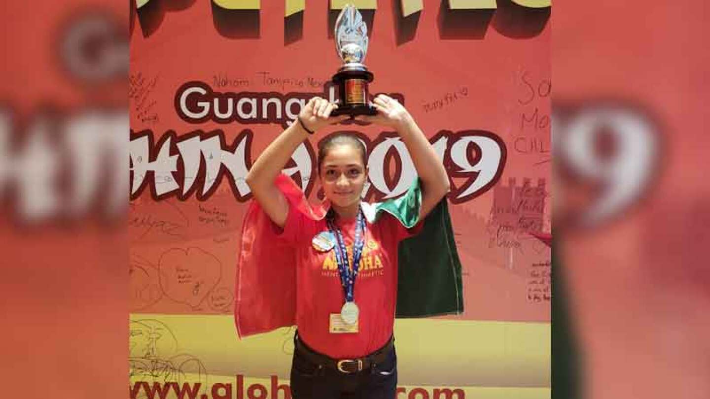 Niña mexicana quiere ir a la Competencia Internacional de Cálculo Mental Aritmético Aloha 2020