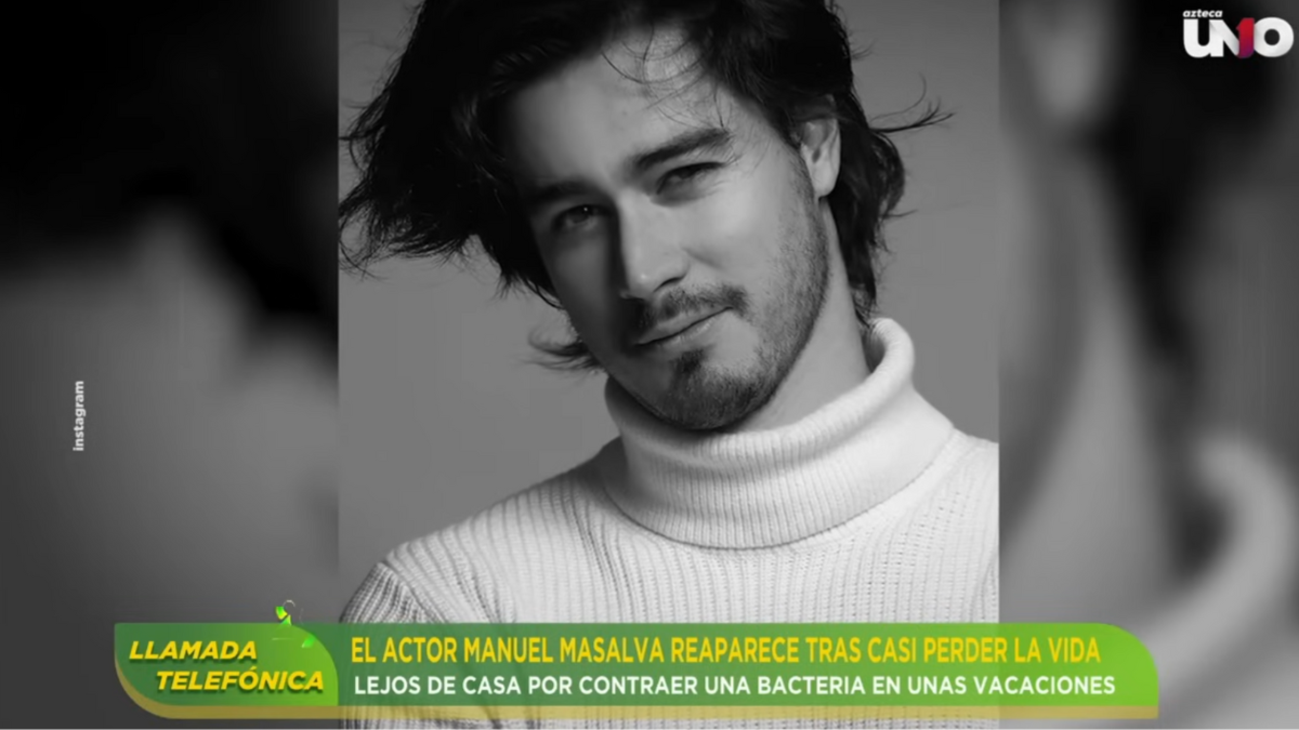 Manuel Masalva, actor de telenovelas, regresa a la televisión tras estar en peligro de morir