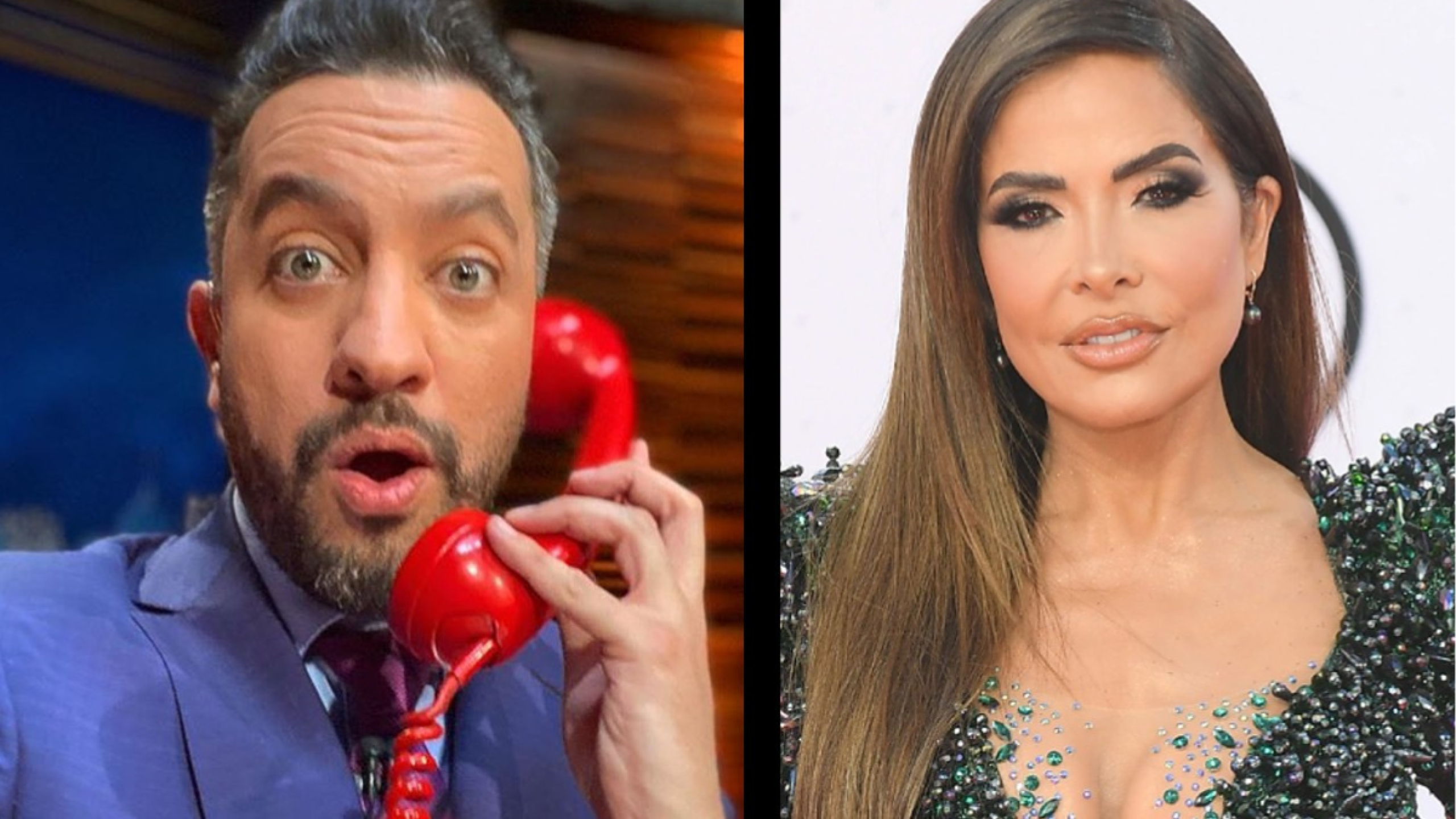Chumel Torres y Gloria Trevi