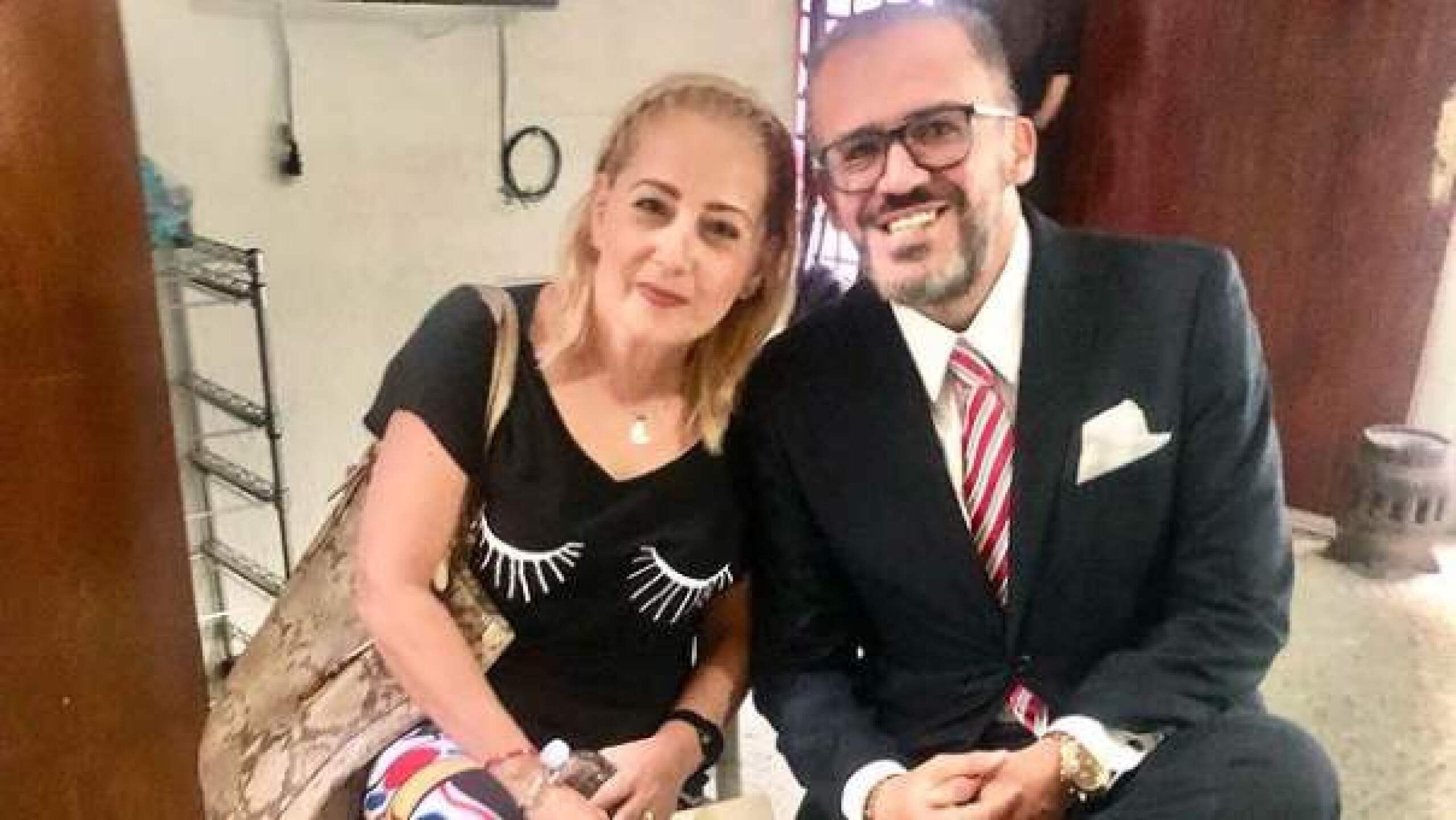¿Madre de Octavio Ocaña con el director de LexPro 15 de mayo de 2023