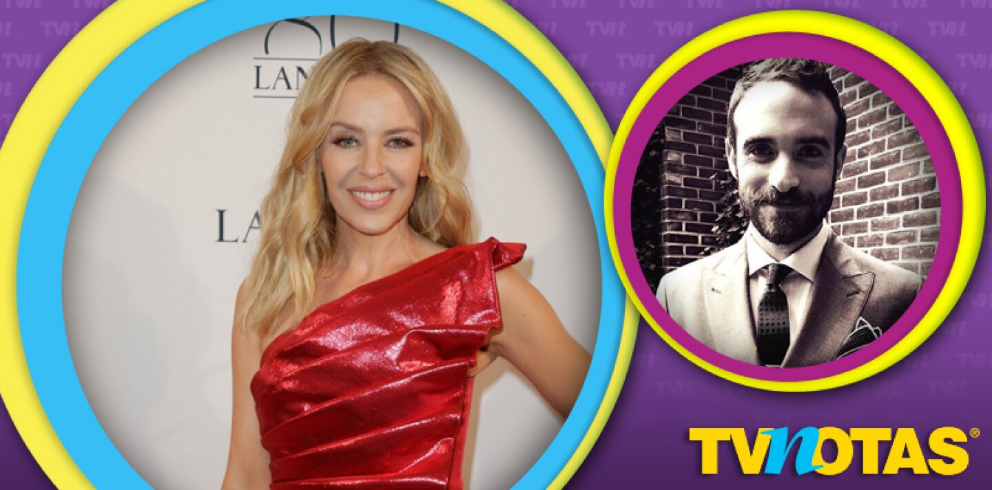 Kylie Minogue parece estar profundamente enamorada del protagonista de la serie Galavant.