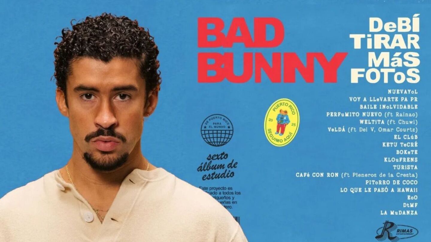 Bad Bunny estrena su álbum “Debí tirar más fotos”