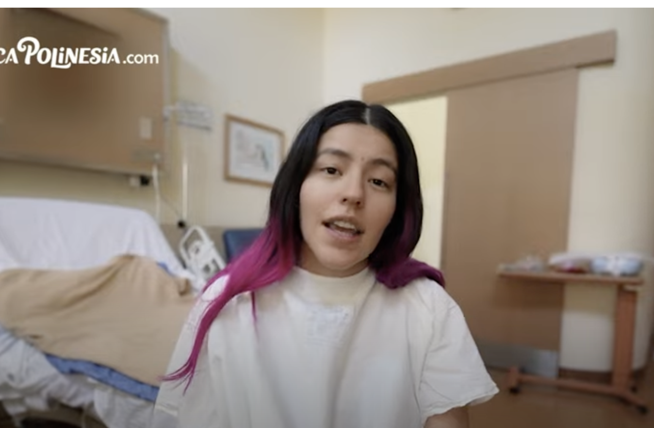 Lesslie Polinesia es hospitalizada de emergencia