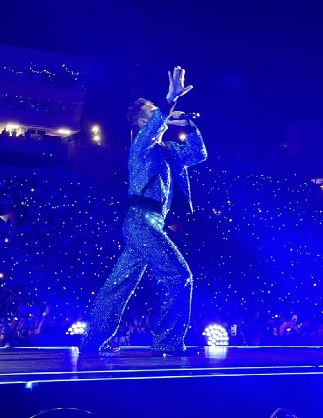 Christopher en el Soy Rebelde Tour