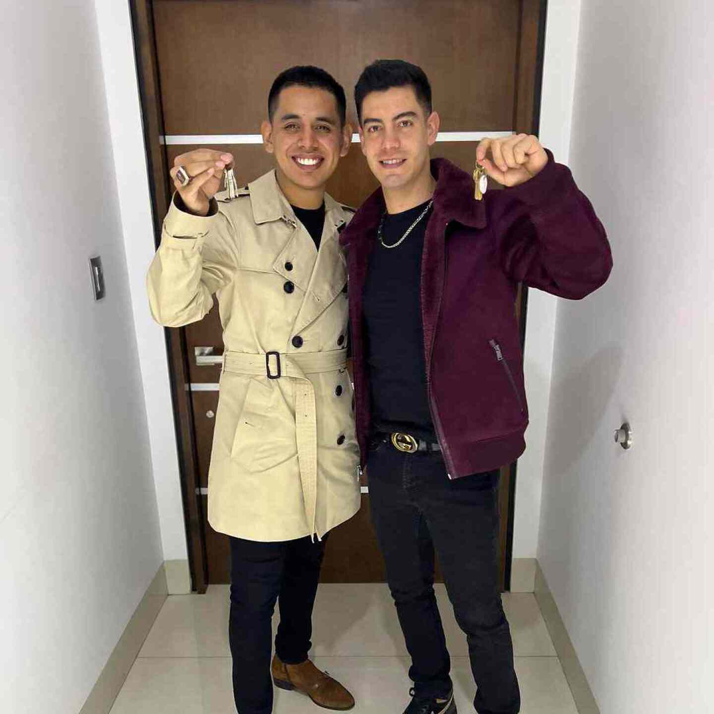 Jhonny Caz y  Jonathan Bencomo