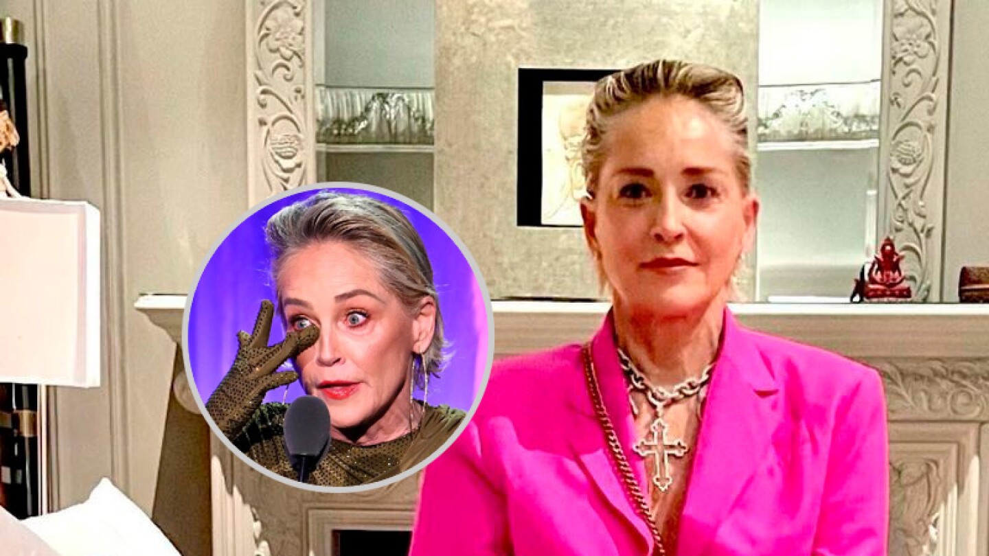 Sharon Stone rompe en llanto al revelar que perdió la mitad de su fortuna