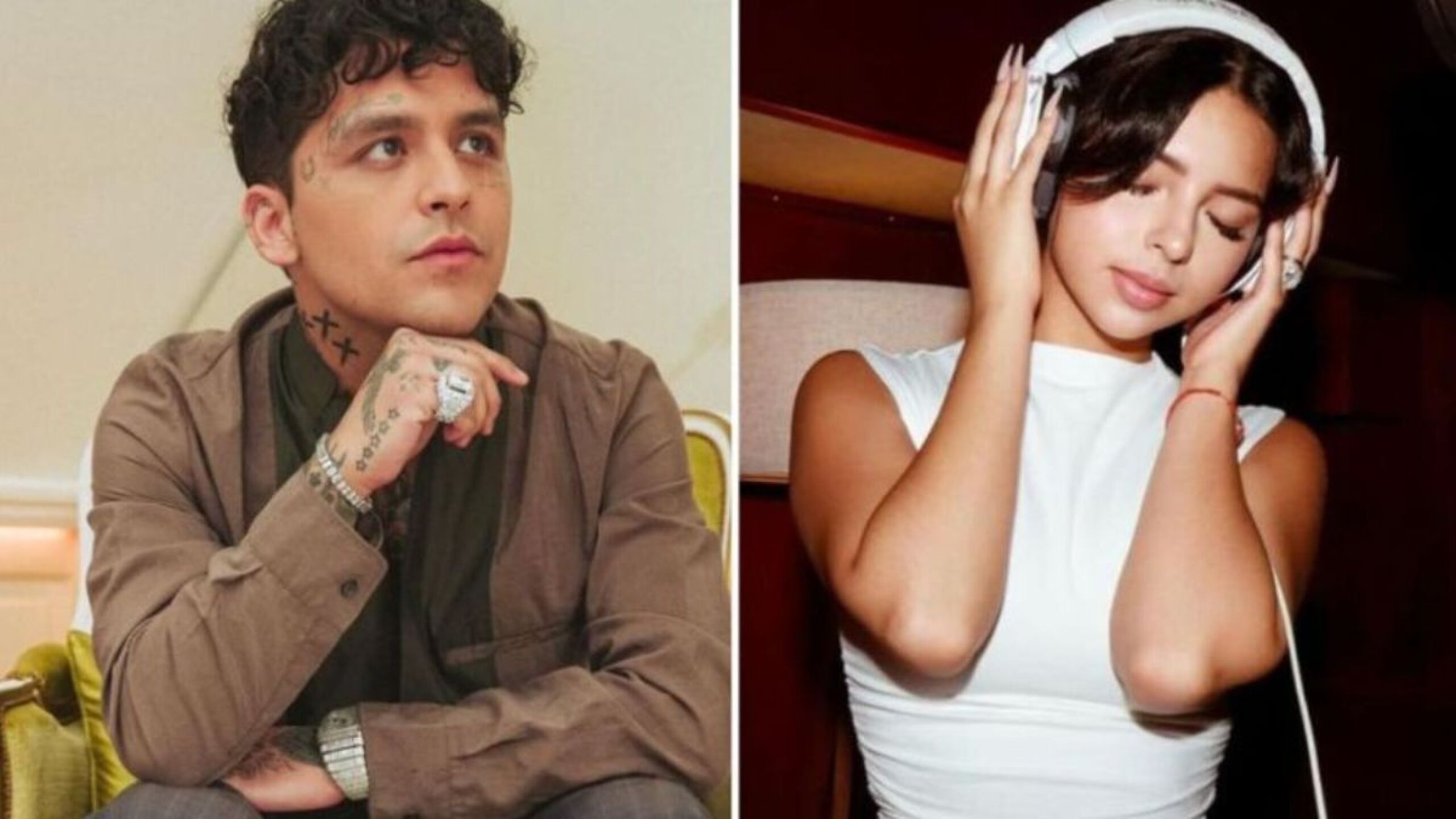 Christian Nodal y Ángela Aguilar