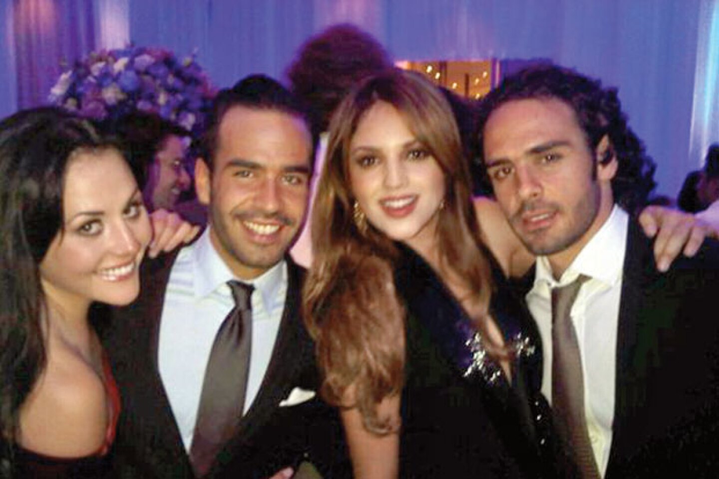 En la foto: Zuria Vega, Jorge Díaz, Eiza González y Pepe Díaz.