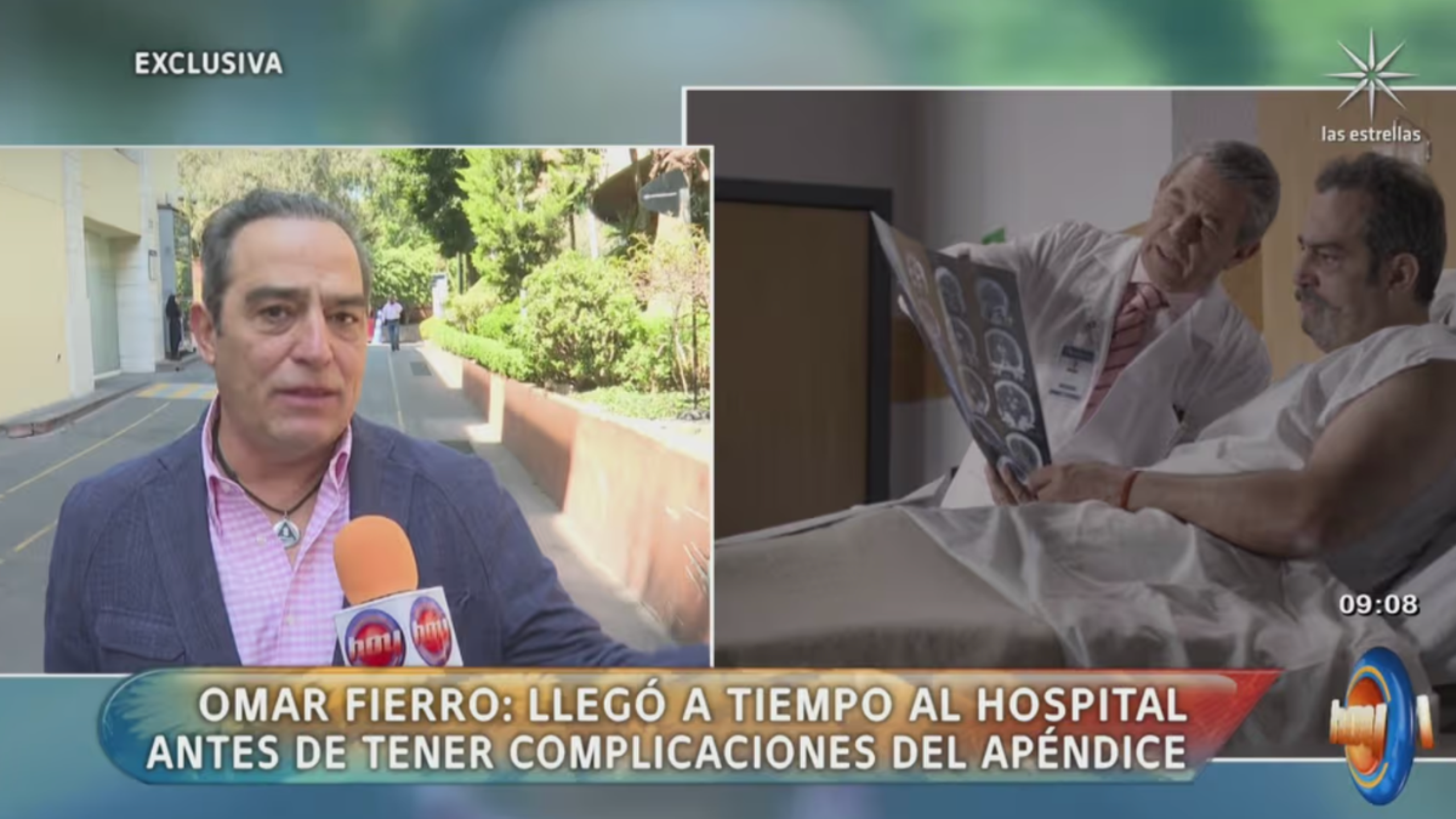 Omar Fierro habla de su hospitalizción