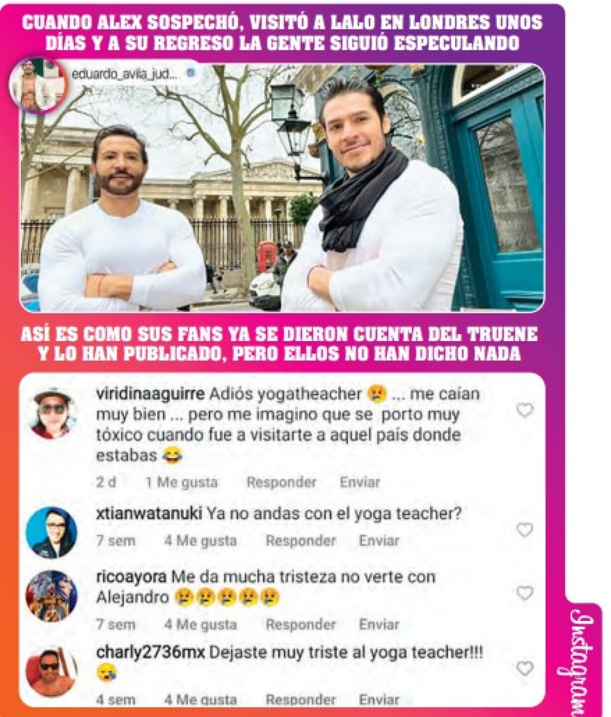 Alejandro Maldonado terminó con Eduardo Ávila tras descubrir infidelidad