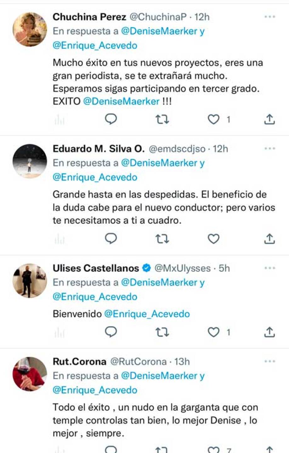 Los cambios continúan en Televisa y ahora Denise Maerker se despidió de En Punto