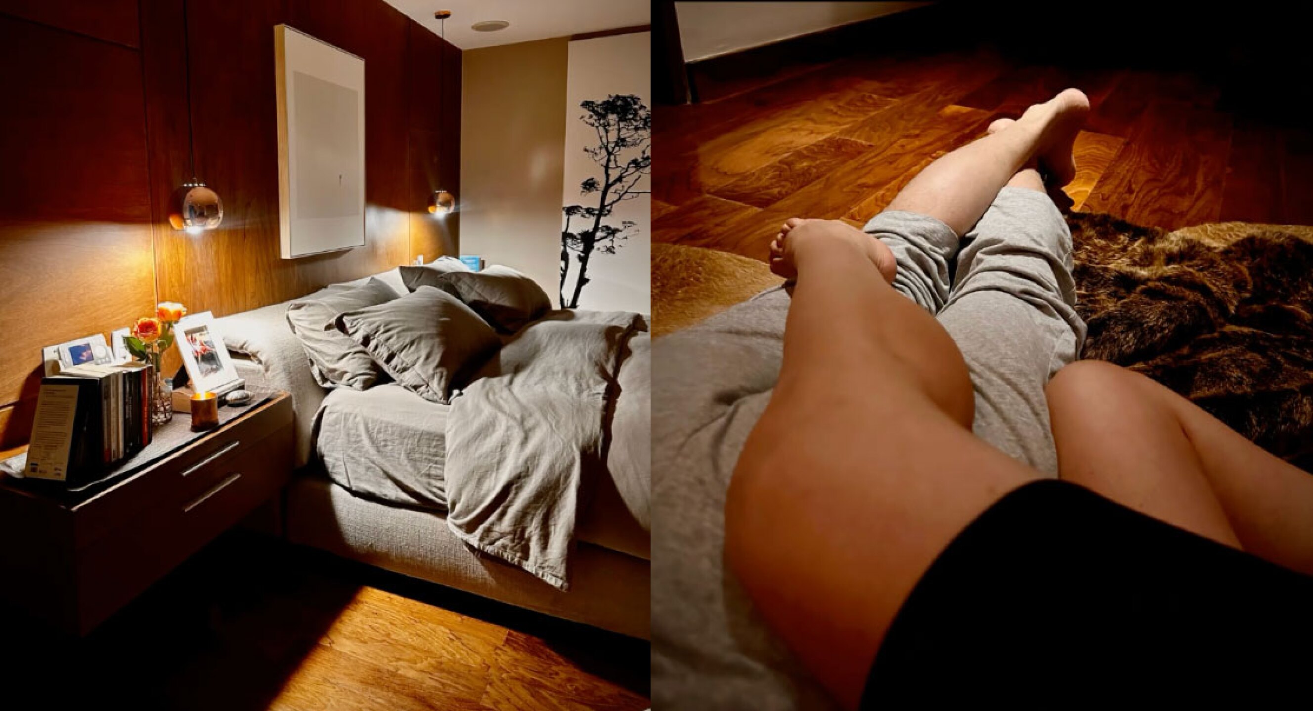 Juan Soler y Paulina Mercado durmiendo juntos