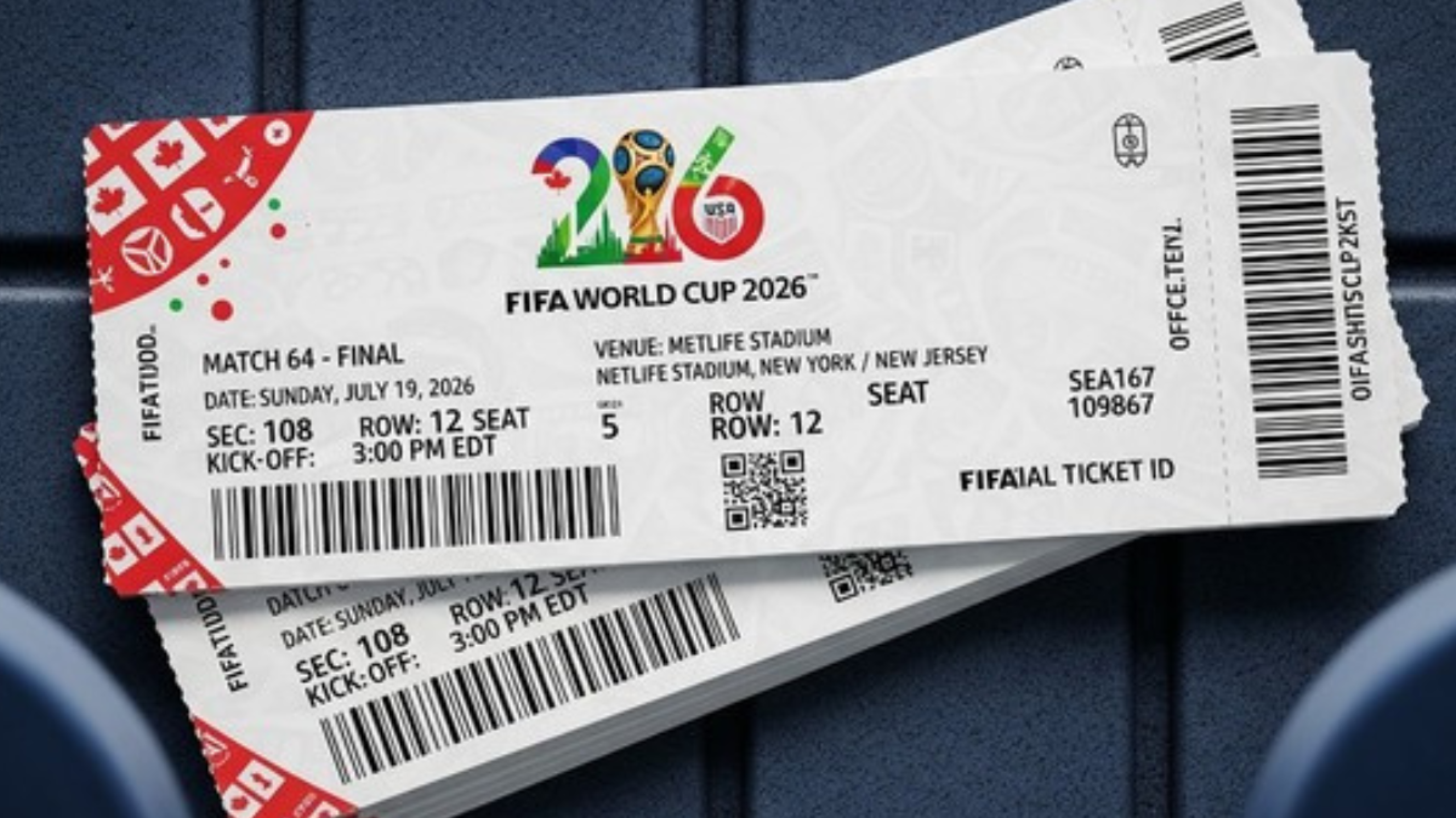 Boleto del mundial con IA