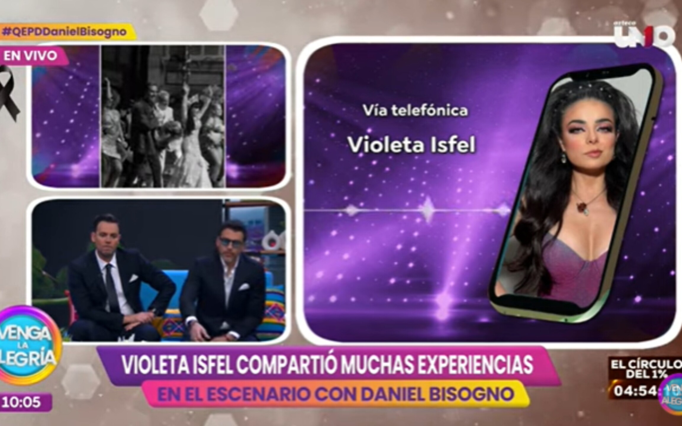 Violeta Isfel habla de Daniel Bisogno