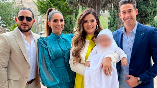 Jimina Longoria y Gualy Cárdenas festejaron el bautizo de su hijo