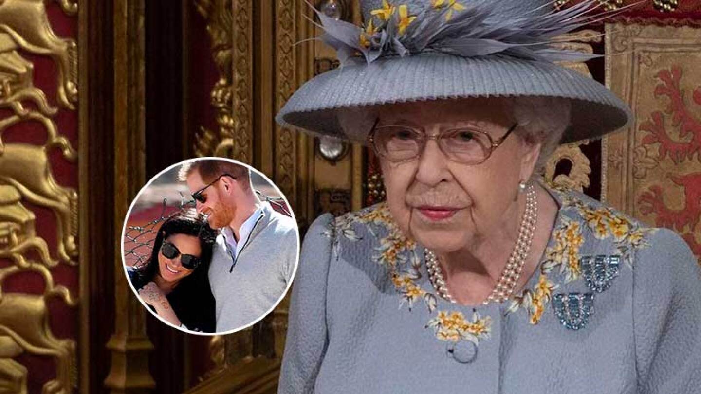 Revelan la "verdadera" reacción de Isabel II al saber que Harry se casaría con Meghan