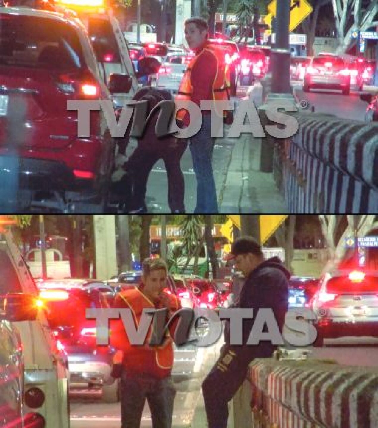 Christian Chávez hizo ‘un show’, pero para cambiar una llanta; ¡al final mejor llamó a una grúa!