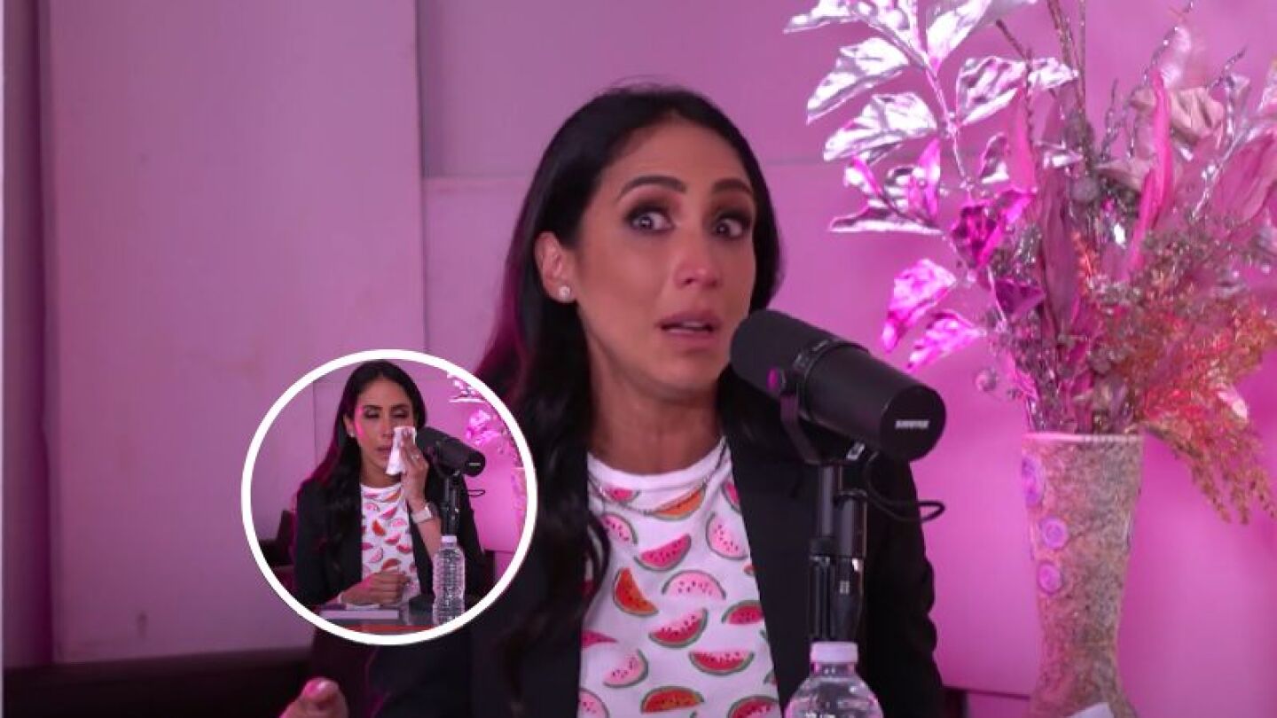 Cynthia Urías rompe en llanto al recordar la depresión postparto que sufrió con su último bebé