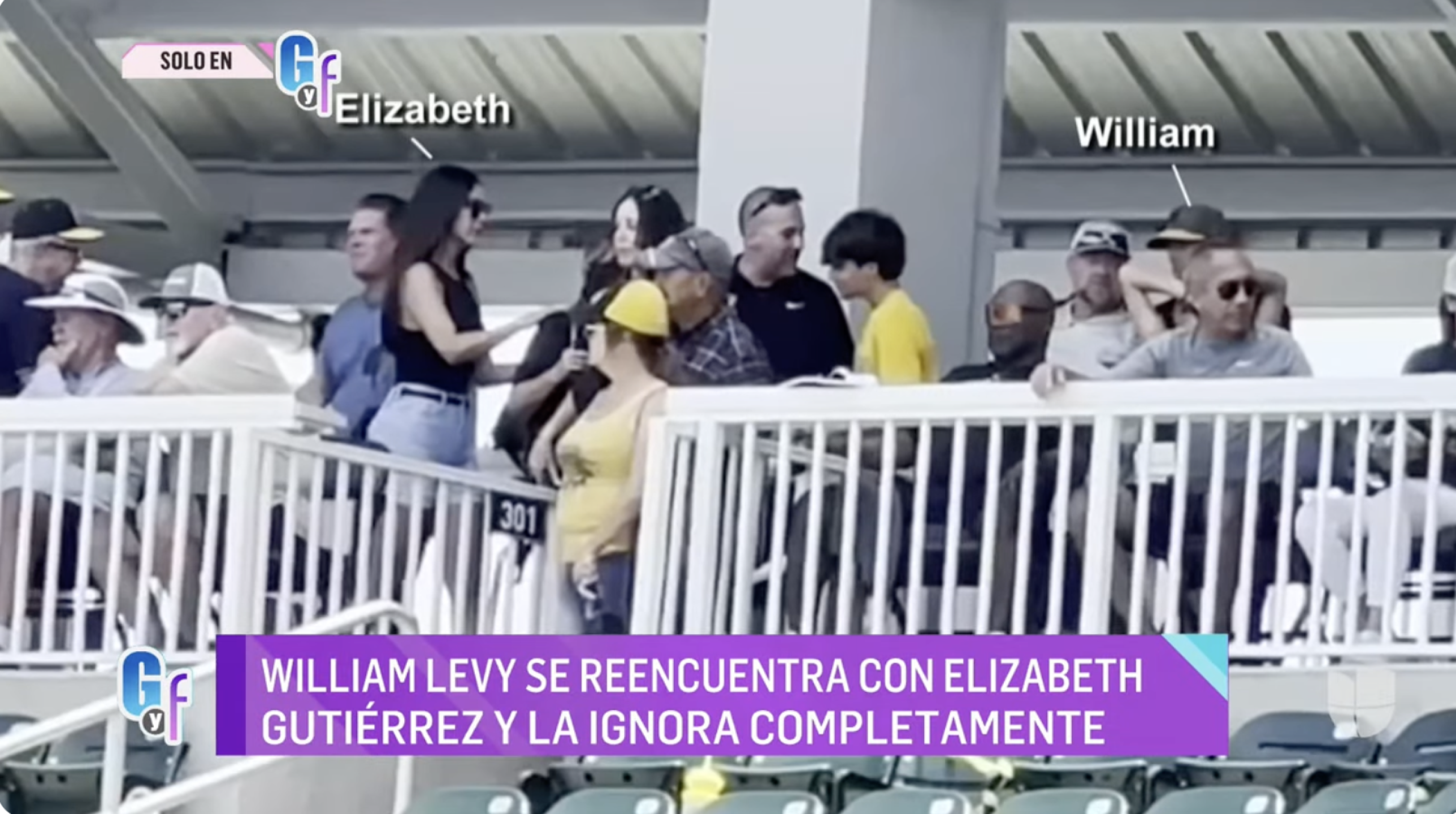 Elizabeth Gutiérrez y William Levy