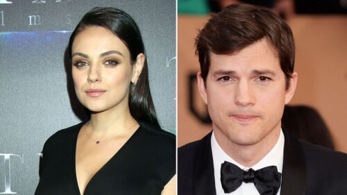 Mila Kunis y Ashton Kutcher n.