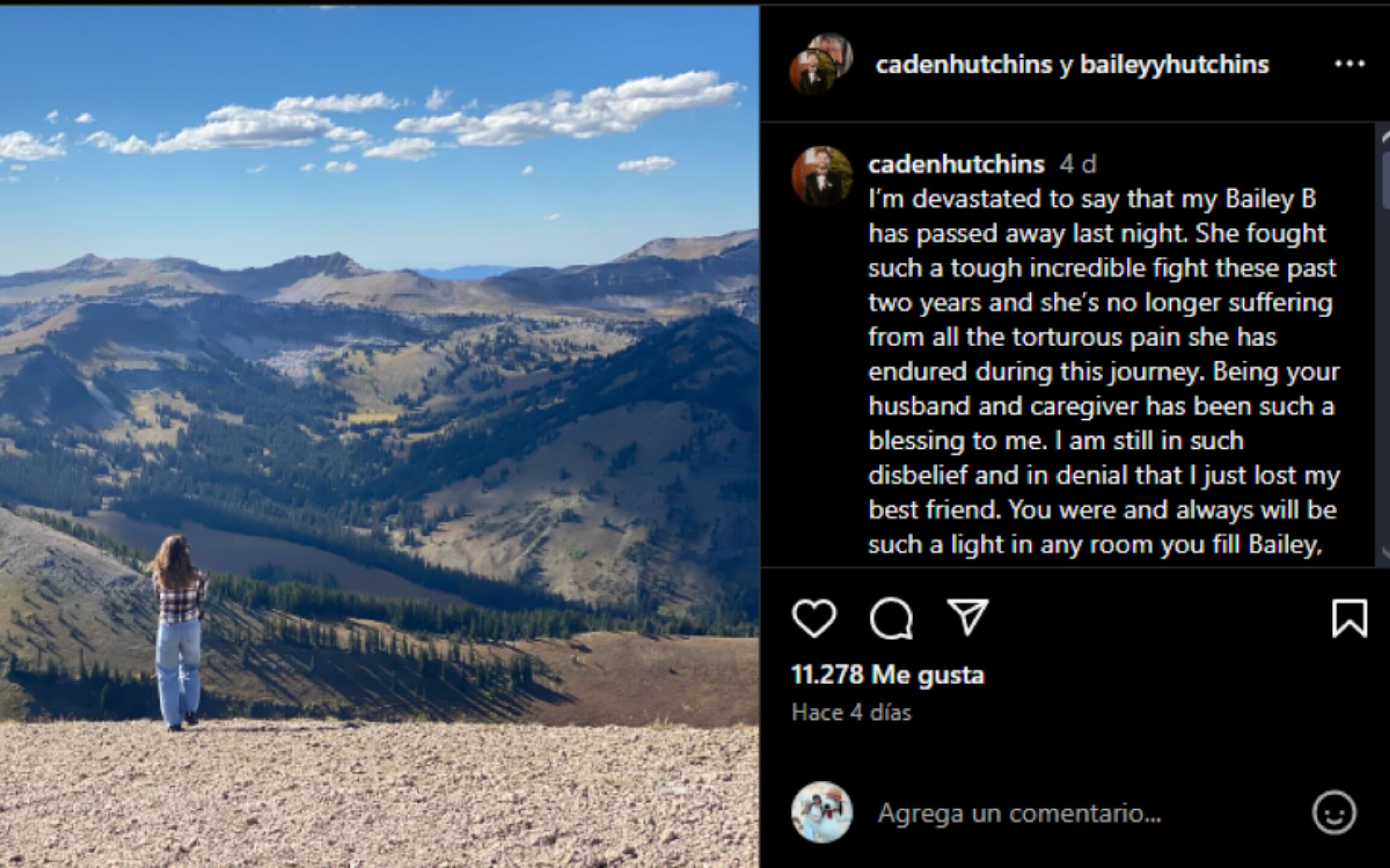 Bailey Hutchins fallece