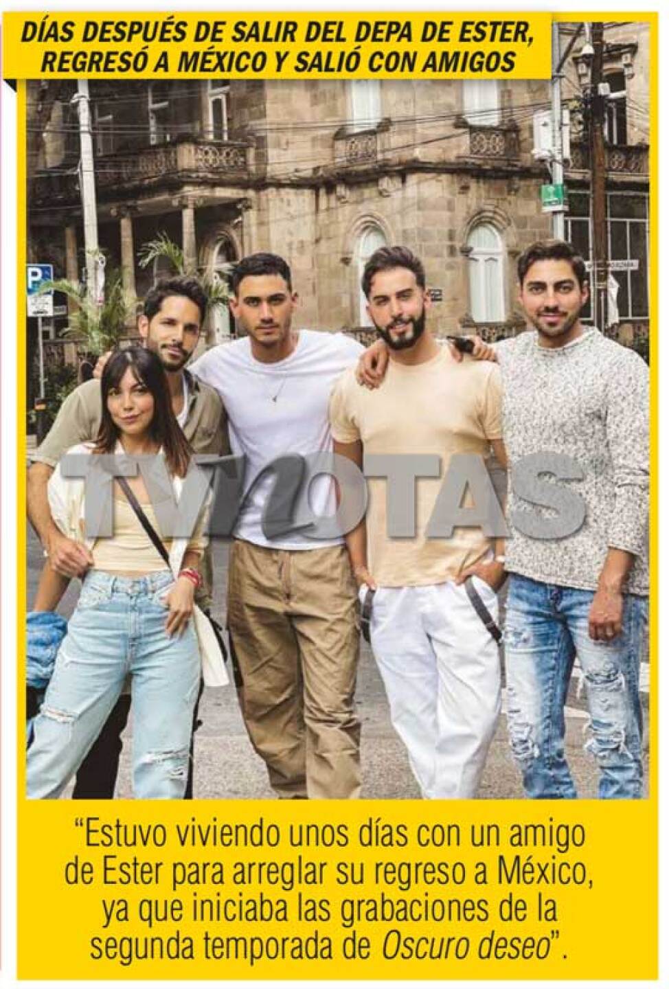 ester expósito se cansó de alex speitzer y lo corrió de su depa