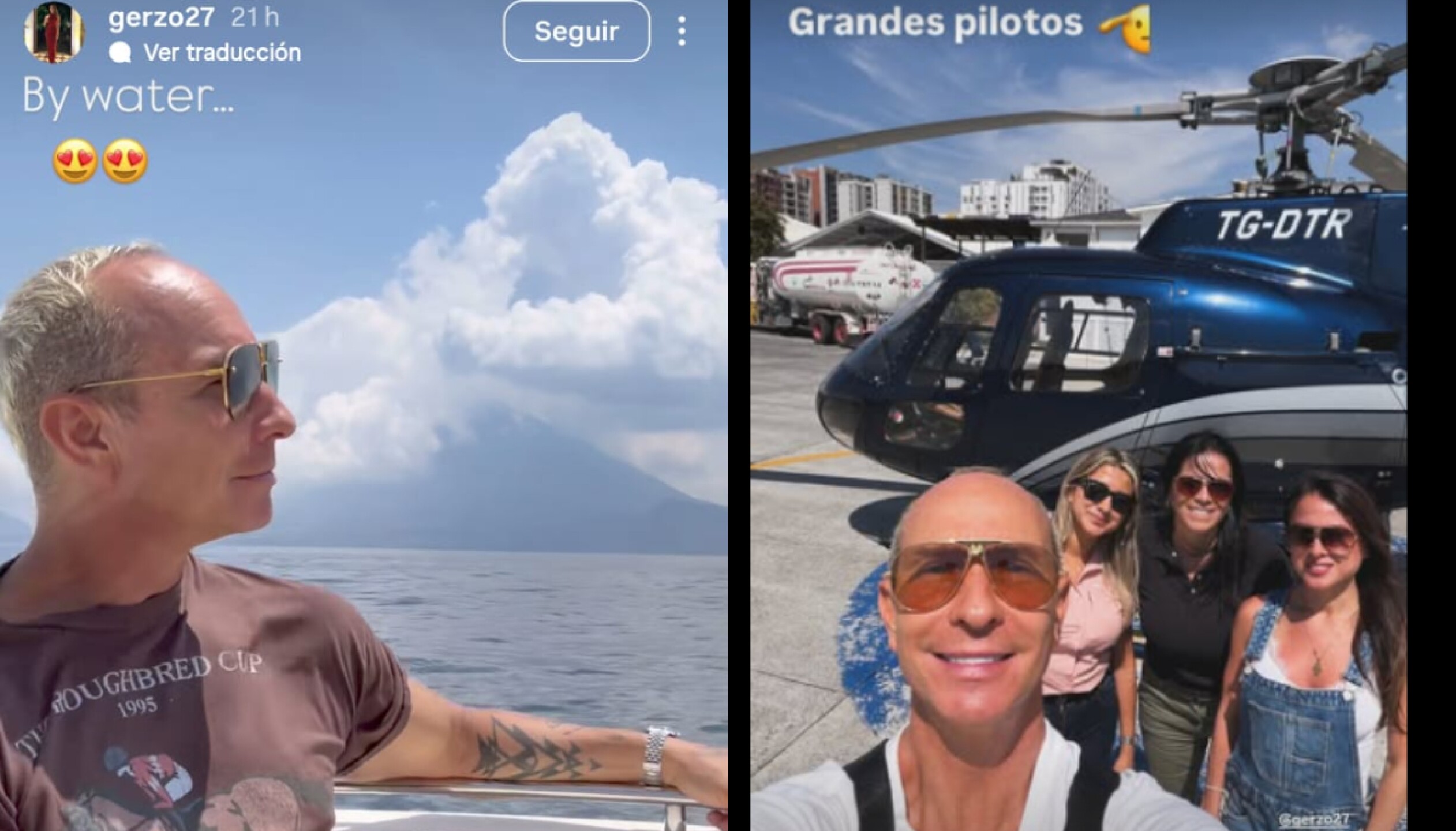 Erik Rubín confirmó un noviazgo con Geraldine Zárate a mediados de este mes de abril de 2026.