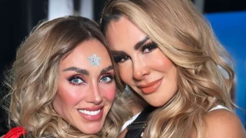 Anahi y Ninel Conde en concierto de RBD