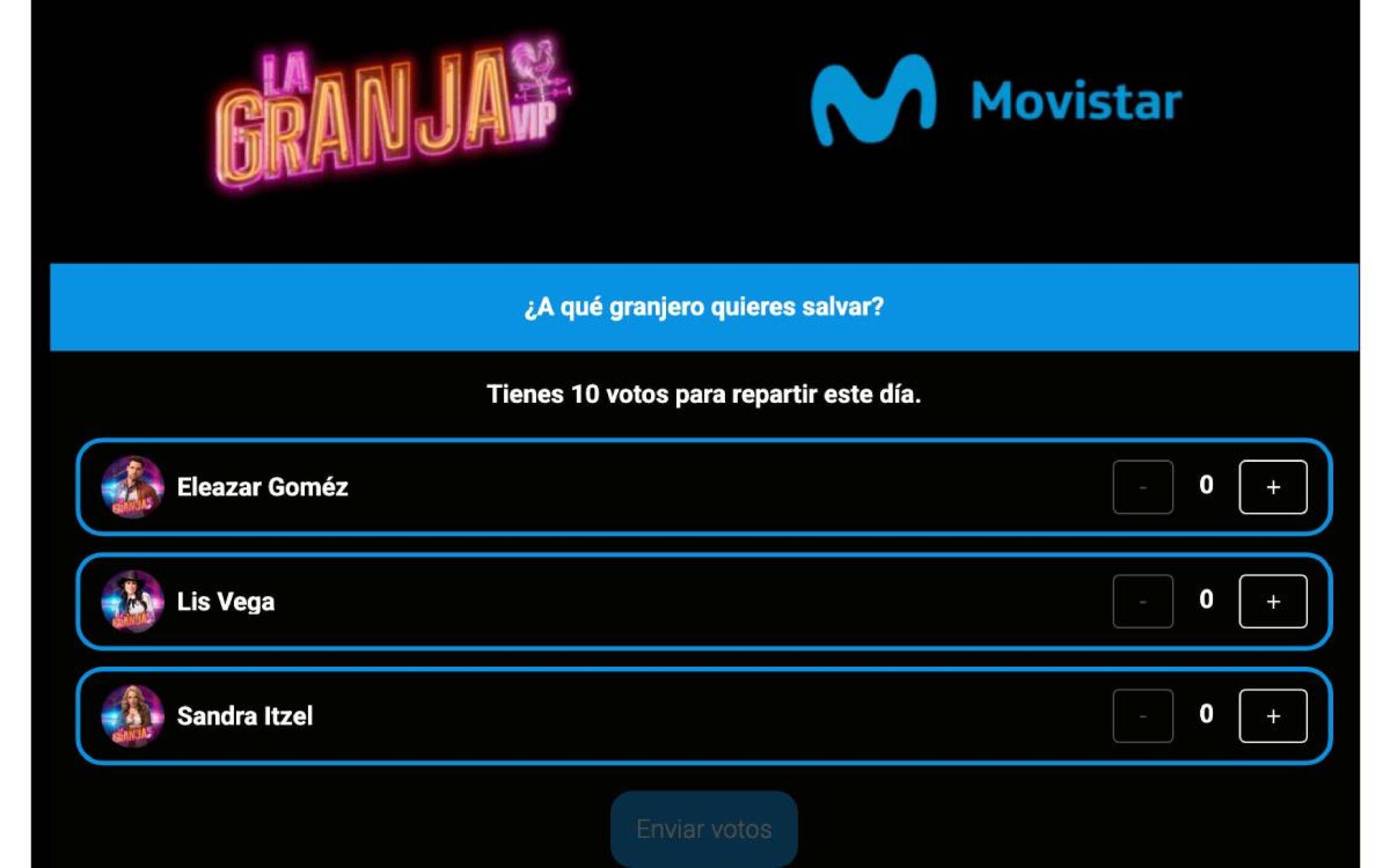 ¿Cómo votar en La granja VIP?