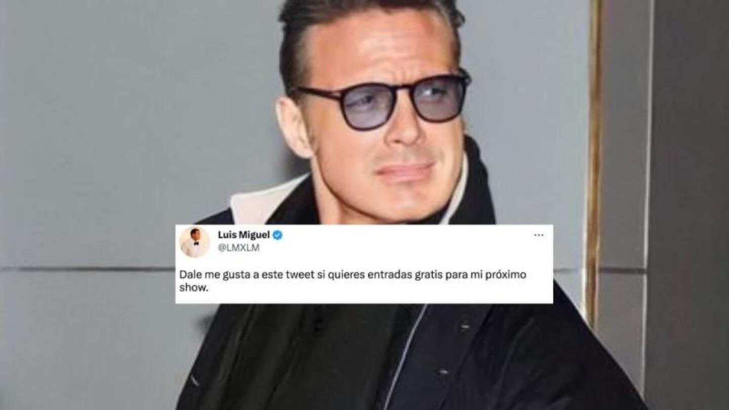 ¿Luis Miguel regalará boletos para tour 2023?; usuarios señalan posible hackeo