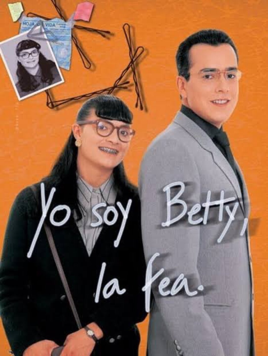 Yo soy Betty, la fea, póster promocional de la novela colombiana